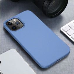 Mobigear Bio iPhone 12 Mini Écologique Coque arrière - Bleu