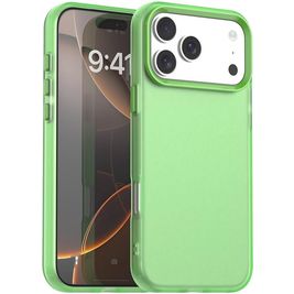 Mobigear Crystal Coque iPhone 17 Pro Coque arrière Rigide - Vert