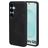 Mobiparts Classic Coque Samsung Galaxy S25 MagSafe Coque arrière en TPU,Similicuir - Graphite Black