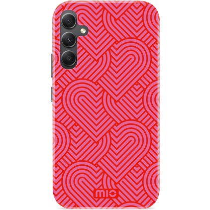 MIO Coque Samsung Galaxy A34 MagSafe Coque arrière Rigide - Wild Hearts