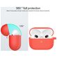 Mobigear Classic Coque Apple AirPods 3 Coque en Silicone Souple - Rouge