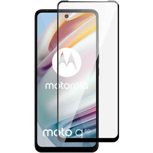 Mobigear Premium Motorola Moto G60 Verre trempé Protection d'écran - Compatible Coque - Noir