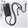 Mobigear Lanyard Card iPhone 15 Pro Max Coque avec cordon en Silicone et Porte-Cartes - Noir