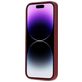 Mobiparts Coque iPhone 14 Pro Coque arrière en Silicone - Plum Red