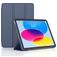 Mobigear Tri-Fold Gel Coque iPad 10 (2022) Etui en TPU,Similicuir - Dark Blue