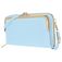 Antonio Fonzo Crossbody Clutch Snap Sac téléphone - Large - Bleu