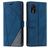 Mobigear Rhombus Housse Samsung Galaxy Xcover 7 Etui Porte-Monnaie - Bleu