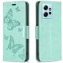 Mobigear Butterfly Housse Xiaomi Redmi Note 12 Etui Porte-Monnaie - Vert