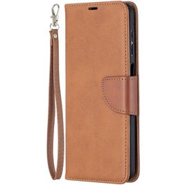 Mobigear Excellent Housse Samsung Galaxy A12 Etui Porte-Monnaie - Marron