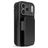 Decoded Detachable Wallet iPhone 18 Pro MagSafe Coque Cuir véritable Étui 2en1 avec coque amovible Portefeuille - Noir