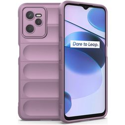 Mobigear Bumpy Coque Realme C35 Coque arrière en TPU Souple - Violet