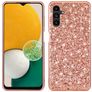 Mobigear Glitter Coque Samsung Galaxy A54 Coque arrière Rigide - Rose doré