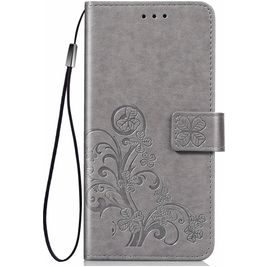 Mobigear Clover Housse Samsung Galaxy S20 Etui Porte-Monnaie - Gris