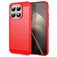 Mobigear Brushed Slim Xiaomi 15T TPU souple Coque arrière - Rouge