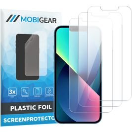 Mobigear iPhone 13 Mini Protection d'écran Film - Compatible Coque (Lot de 3)