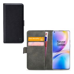 Mobilize Classic Gelly Wallet OnePlus 8 Pro Étui Portefeuille - Noir