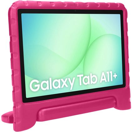 Mobiparts Kids Coque Samsung Galaxy Tab A9 Plus (2023) Coque de tablette pour enfants avec Poignée Enfants en EVA - Rose