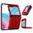 Mobigear Non-slip Armor Coque Samsung Galaxy Z Flip 5 Coque arrière Rigide Anti-Chocs - Rouge