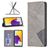 Mobigear Rhombus Slim Housse Samsung Galaxy A73 Etui - Gris
