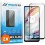 Mobigear Premium Motorola Moto G60 Verre trempé Protection d'écran - Compatible Coque - Noir (Lot de 2)