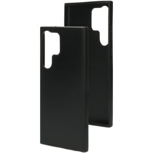 Mobiparts Classic Coque Samsung Galaxy S23 Ultra Coque arrière en TPU Souple - Matt Black