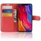 Mobigear Classic Housse Xiaomi Mi 8 SE Etui Porte-Monnaie - Rouge