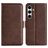 Mobigear Slim Magnet Samsung Galaxy S24 FE Étui Portefeuille - Marron