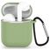 Mobigear Classic Coque Apple AirPods 1 Coque en Silicone Souple - Vert