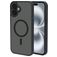 Mobiparts Hardcover iPhone 16 Plus MagSafe Plastique rigide Coque arrière - Satin Black