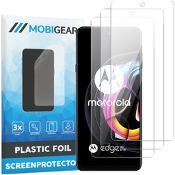 Mobigear Motorola Edge 20 Lite Protection d'écran Film - Compatible coque (Lot de 3)