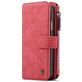Caseme 007 Housse iPhone XS Etui avec Coque Détachable Porte-Monnaie - Rouge