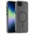 Mobigear Shockproof Coque iPhone 16e MagSafe Coque arrière Rigide - Noir