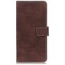 Mobigear Croco Housse Motorola Moto G60s Etui Porte-Monnaie - Marron