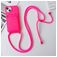 Mobigear Lanyard Card iPhone 15 Coque avec cordon en Silicone et Porte-Cartes - Rose