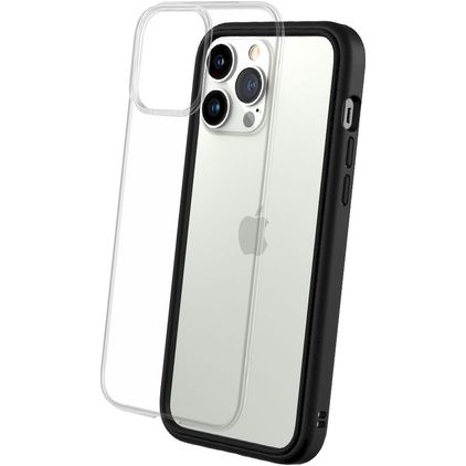Rhinoshield MOD NX Coque iPhone 13 Pro Max Coque arrière Rigide Anti-Chocs - Transparent / Noir