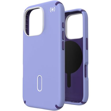 Speck Presidio2 Pro Coque iPhone 16 Pro MagSafe Coque arrière Rigide Anti-Chocs - Future Lavender