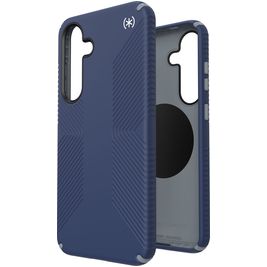 Speck Presidio2 Grip Magnet Coque Samsung Galaxy S25 Plus MagSafe Coque arrière Rigide Anti-Chocs - Coastal Blue