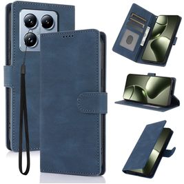 Mobigear Wallet Housse Xiaomi 14T Pro Etui Porte-Monnaie - Bleu