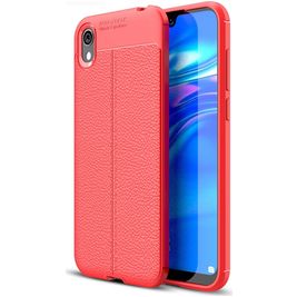 Mobigear Luxury Coque HONOR 8S Coque arrière en TPU Souple - Rouge
