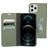 Mobiparts Classic Wallet Housse iPhone 12 Pro Max Etui Porte-Monnaie - Stone Green