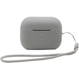 Mobigear Lanyard Coque Apple AirPods Pro 2 Coque en Silicone Souple - Gris