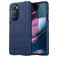 Mobigear Rugged Shield Coque Motorola Edge X30 Coque arrière en TPU Souple Anti-Chocs - Bleu