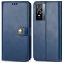 Mobigear Snap Button Housse Vivo Y76 Etui Porte-Monnaie - Bleu