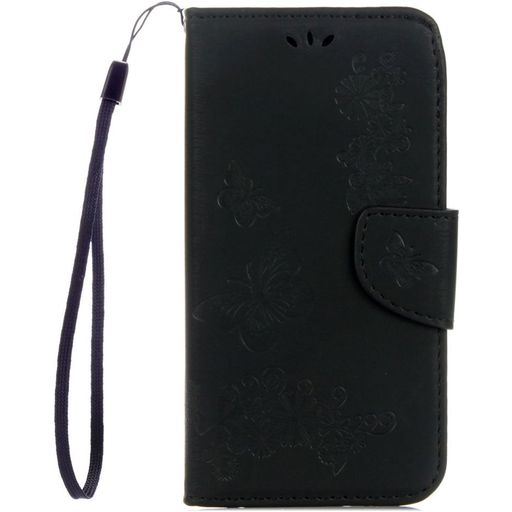 Mobigear Butterfly Housse Samsung Galaxy S8 Etui Porte-Monnaie - Noir