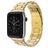 Mobigear Antwerp Bracelet Acier Apple Watch Fermeture boucle déployante - 49/46/45/44 mm - Or