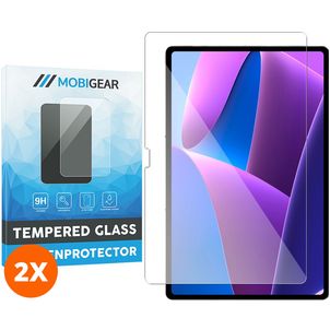 Mobigear Lenovo Tab P12 Verre trempé Protection d'écran - Compatible Coque (Lot de 2)