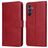 Mobigear Wallet Housse Samsung Galaxy A17 Etui Porte-Monnaie - Rouge