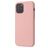 Mobigear Rubber Touch Coque iPhone 12 Coque arrière en Silicone - Rose