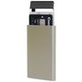 Mobiparts Cardprotector Porte-cartes Aluminium - 6 cartes - Compatible MagSafe - Or