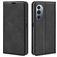 Mobigear Retro Slim Housse Motorola Edge X30 Etui Porte-Monnaie - Noir
